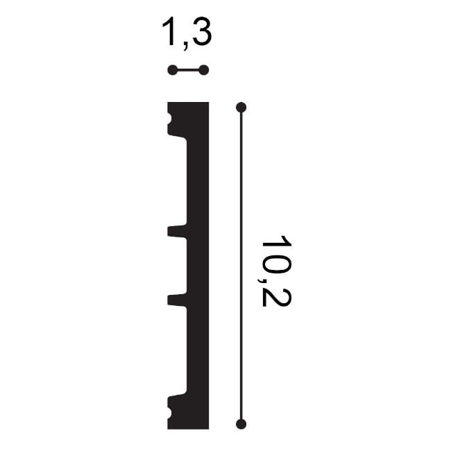 Listwa ścienna elastyczna SX163F Orac Decor