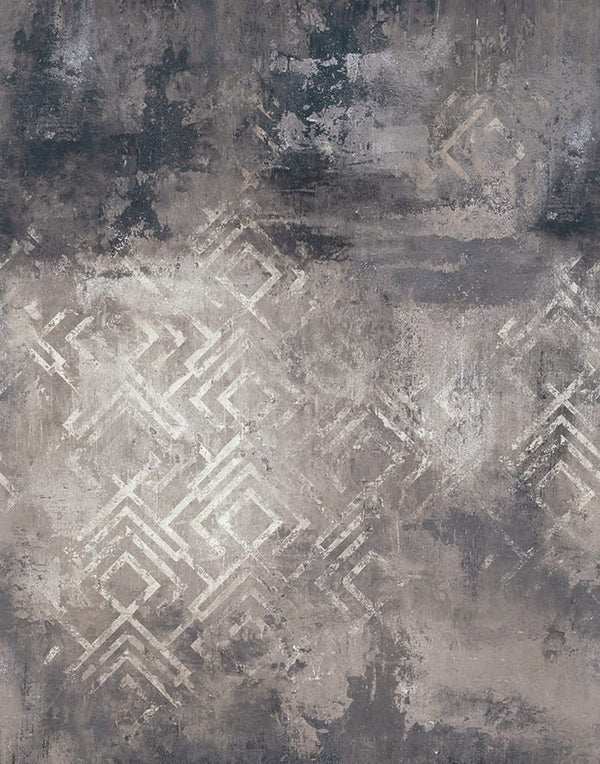 Fototapeta winylowa na flizelinie przecierany wzór geometryczny 34312