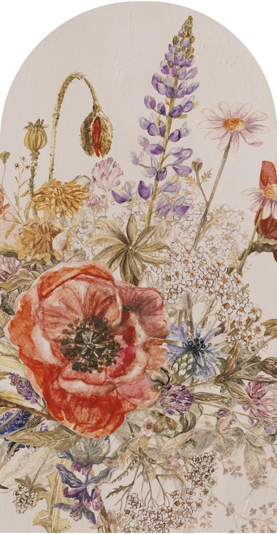 Fototapeta w kształcie łuku - Fiori TapetaLukFiori