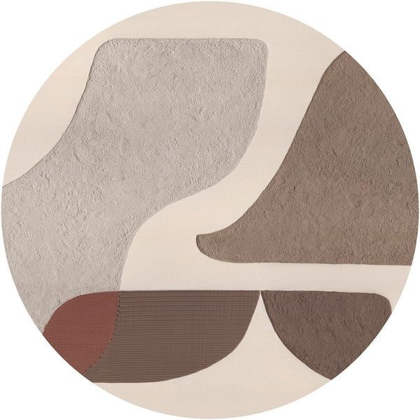 Fototapeta w kształcie koła - Geometryczna kompozycja TapetaKoloGuido