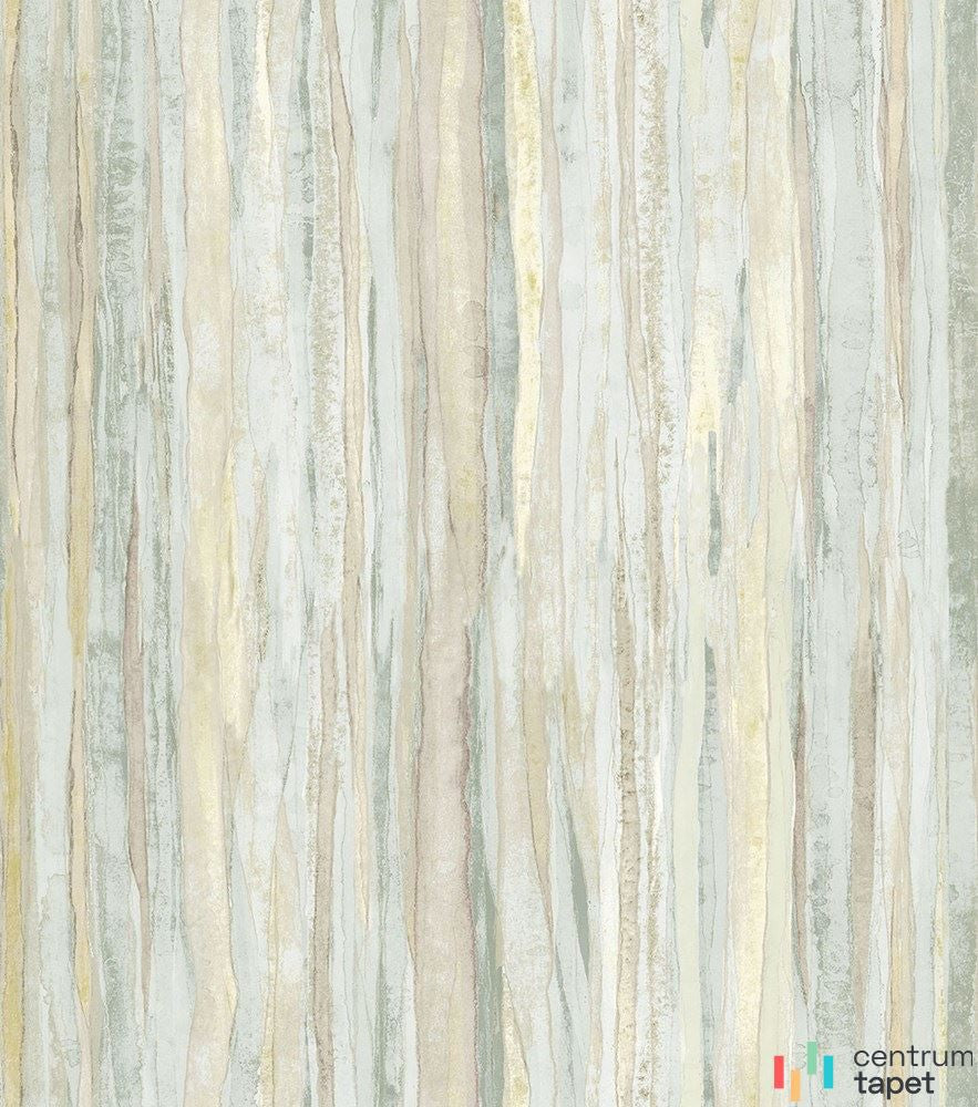 Zielono-żółty pionowy rysunek Deco stripes 1055-1