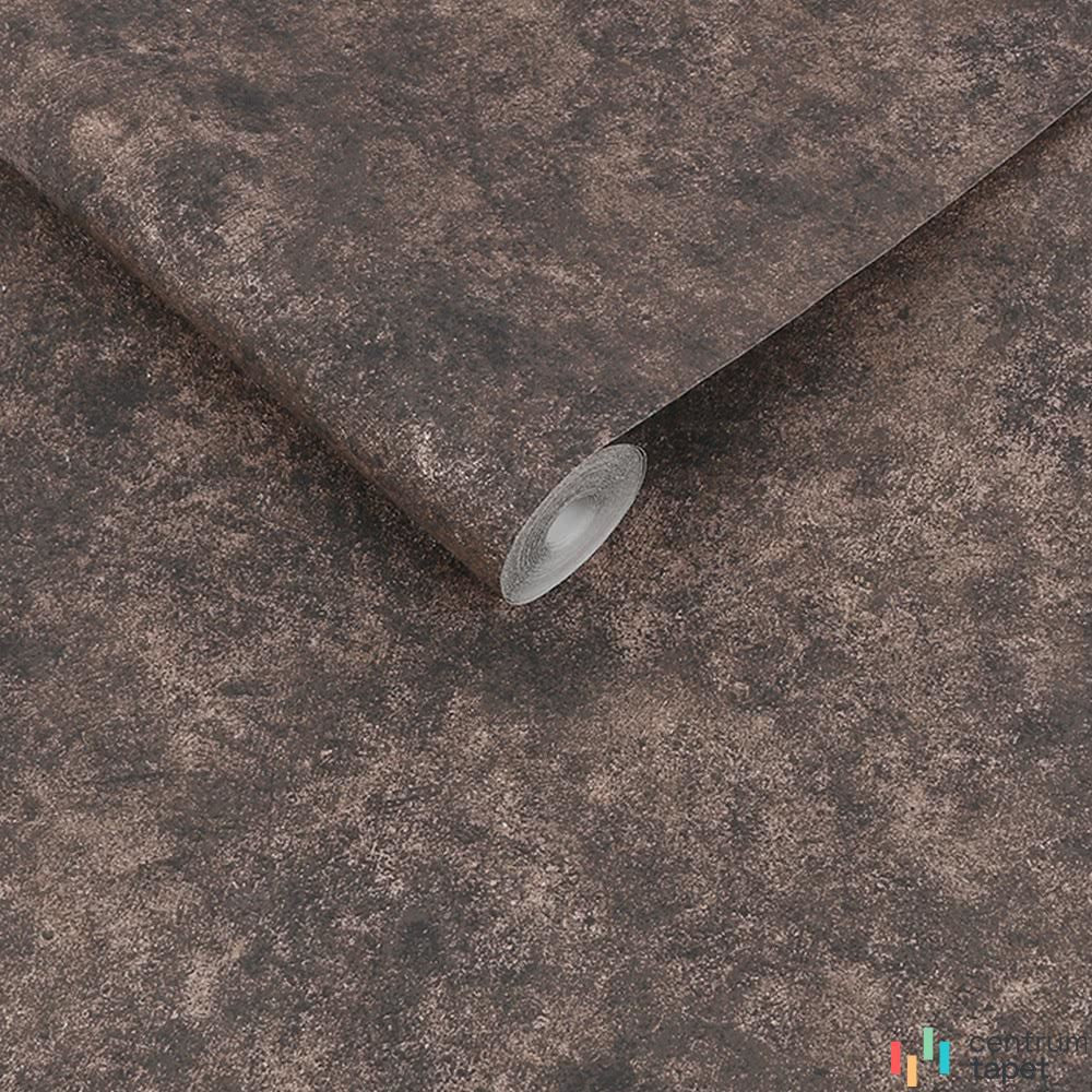 Częściowo zwinięty materiał o szarych i miedzianobrązowych plamach