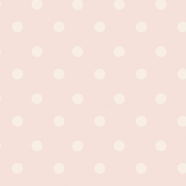 Regularne jasne kropki na pastelowym różowym tle Cath Kidston 125520