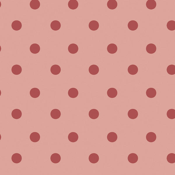 Czerwone małe kropki na różowej bazie Cath Kidston 125521