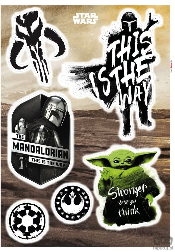 Naklejki ścienne Mandalorian Legend 14068h 14068h