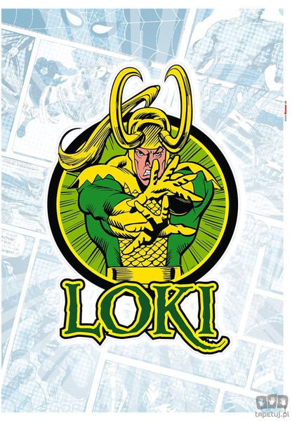 Naklejka ścienna Loki Comic Classic 14078h 14078h