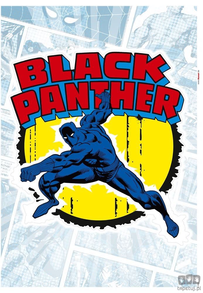 Naklejka ścienna Black Panther Comic Classic 14079h 14079h
