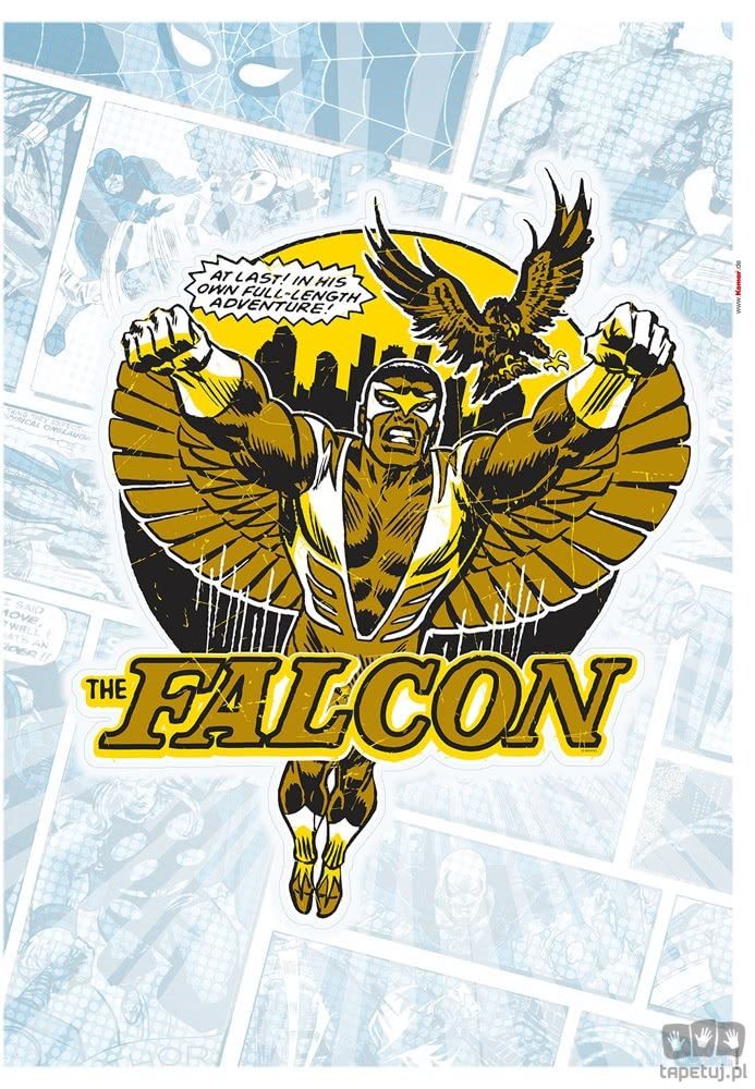 Naklejka ścienna Falcon Gold Comic Classic 14085h 14085h