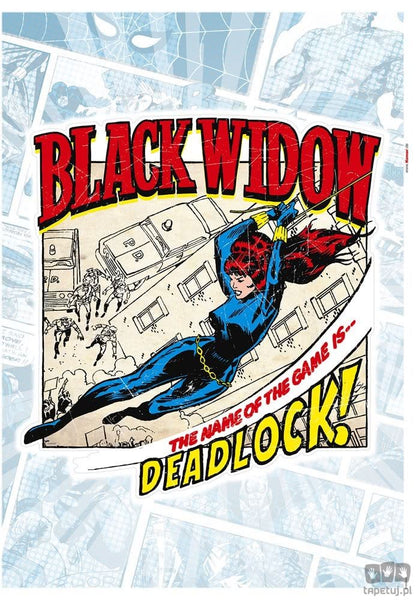 Naklejka ścienna Black Widow Comic Classic 14087h 14087h