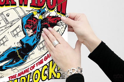 Naklejka ścienna Black Widow Comic Classic 14087h 14087h