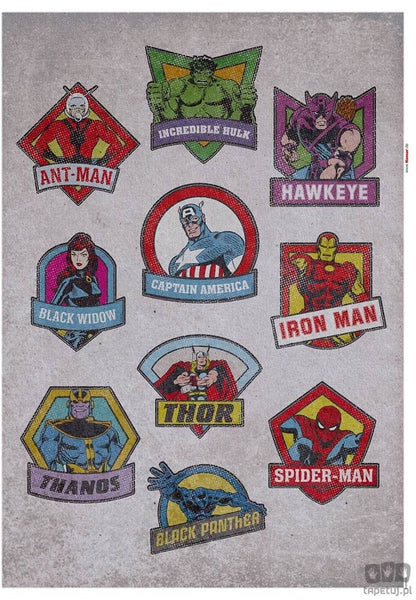 Naklejki ścienne Avengers Badges 14090h 14090h