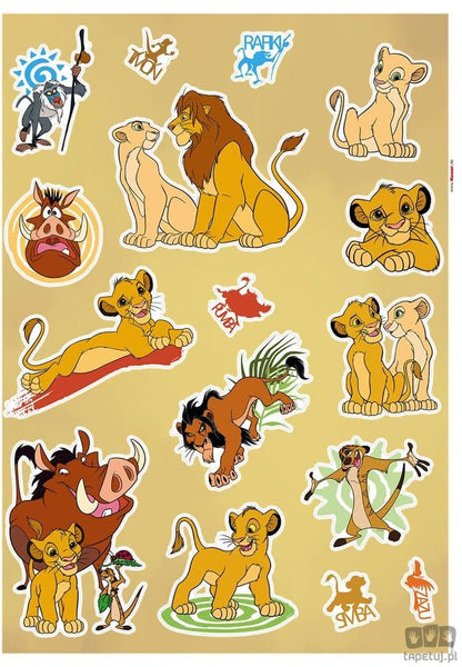 Naklejki ścienne Lion King Circle of Life 14098h 14098h