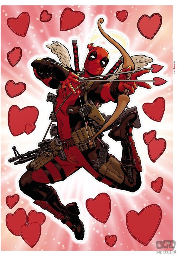 Naklejki ścienne Deadpool Lovepool 14114h 14114h