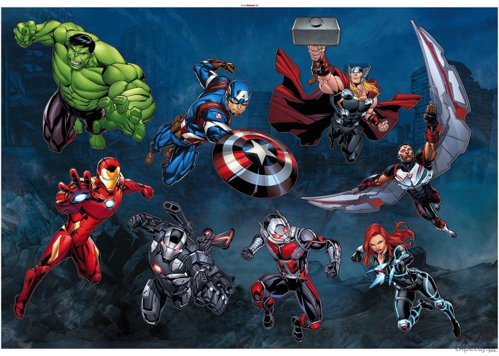 Naklejki ścienne Avengers Action 14735h 14735h