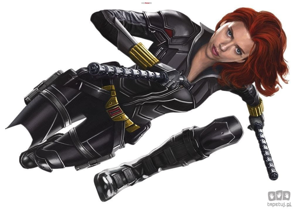Naklejki ścienne Black Widow Run 14749h 14749h