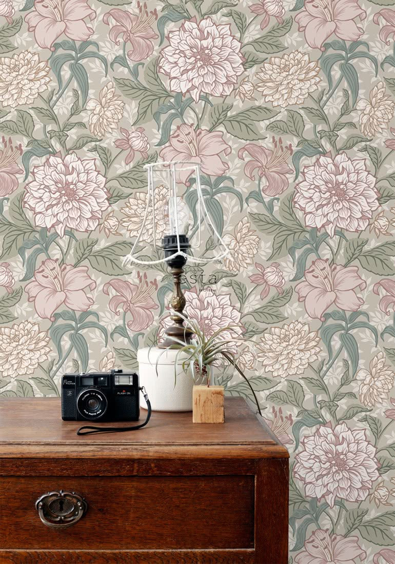 Tapeta 139377 Vintage Flowers Esta Home