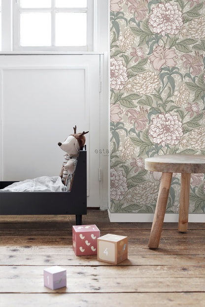Tapeta 139377 Vintage Flowers Esta Home