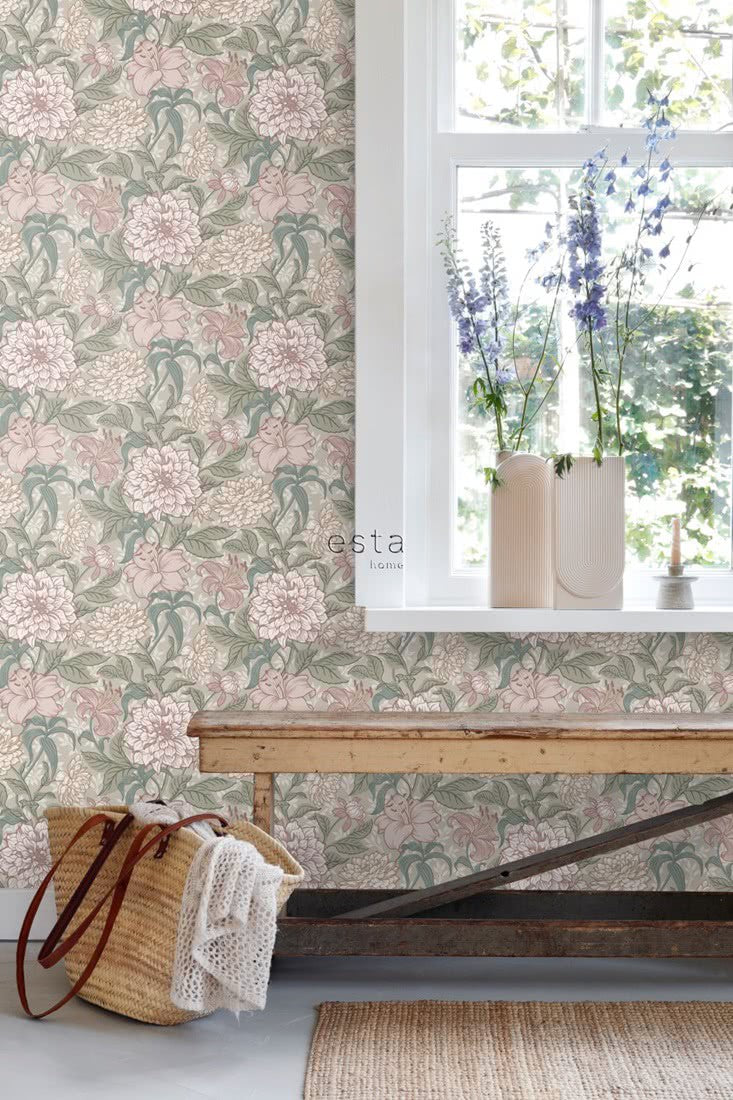 Tapeta 139377 Vintage Flowers Esta Home