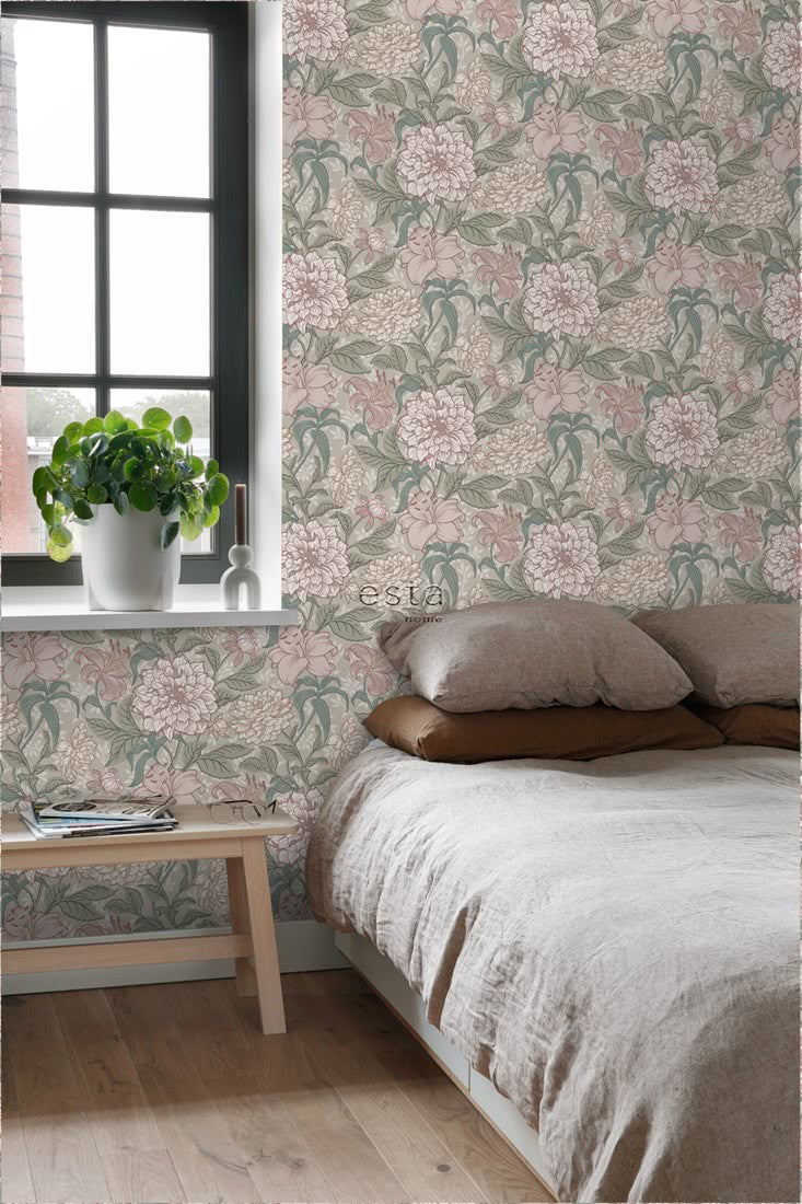 Tapeta 139377 Vintage Flowers Esta Home
