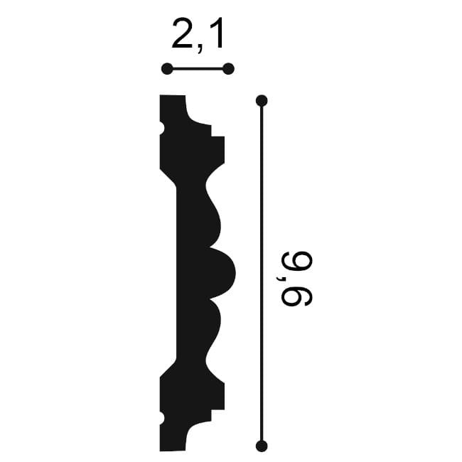 Listwa ścienna P9020 Orac Decor P9020