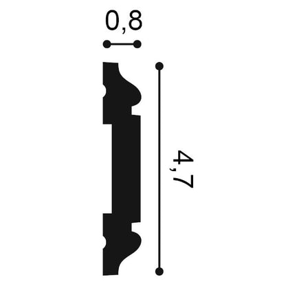 Listwa ścienna elastyczna PX144F Orac Decor PX144F