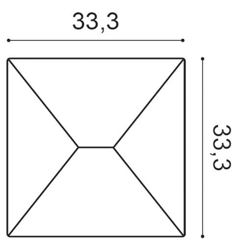 Panel ścienny 3D Envelop W106 Orac Decor W106