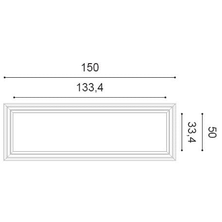 Panel ścienny 3D Autoire W120 Orac Decor W120