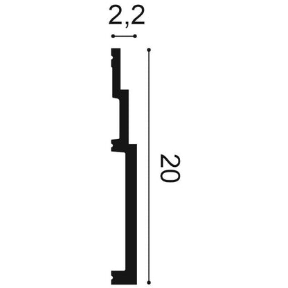 Listwa przypodłogowa SX181 Orac Decor SX181_przypodlogowa
