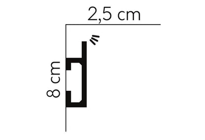 Listwa ścienna LED QL019 Mardom Decor QL019_scienna
