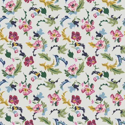 Tapeta z kolorowym florystycznym wzorem 120867