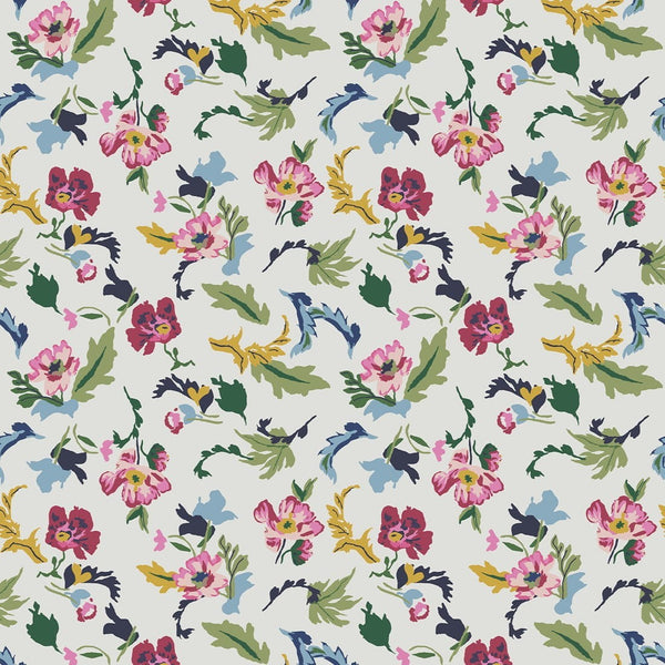 Tapeta z kolorowym florystycznym wzorem 120867