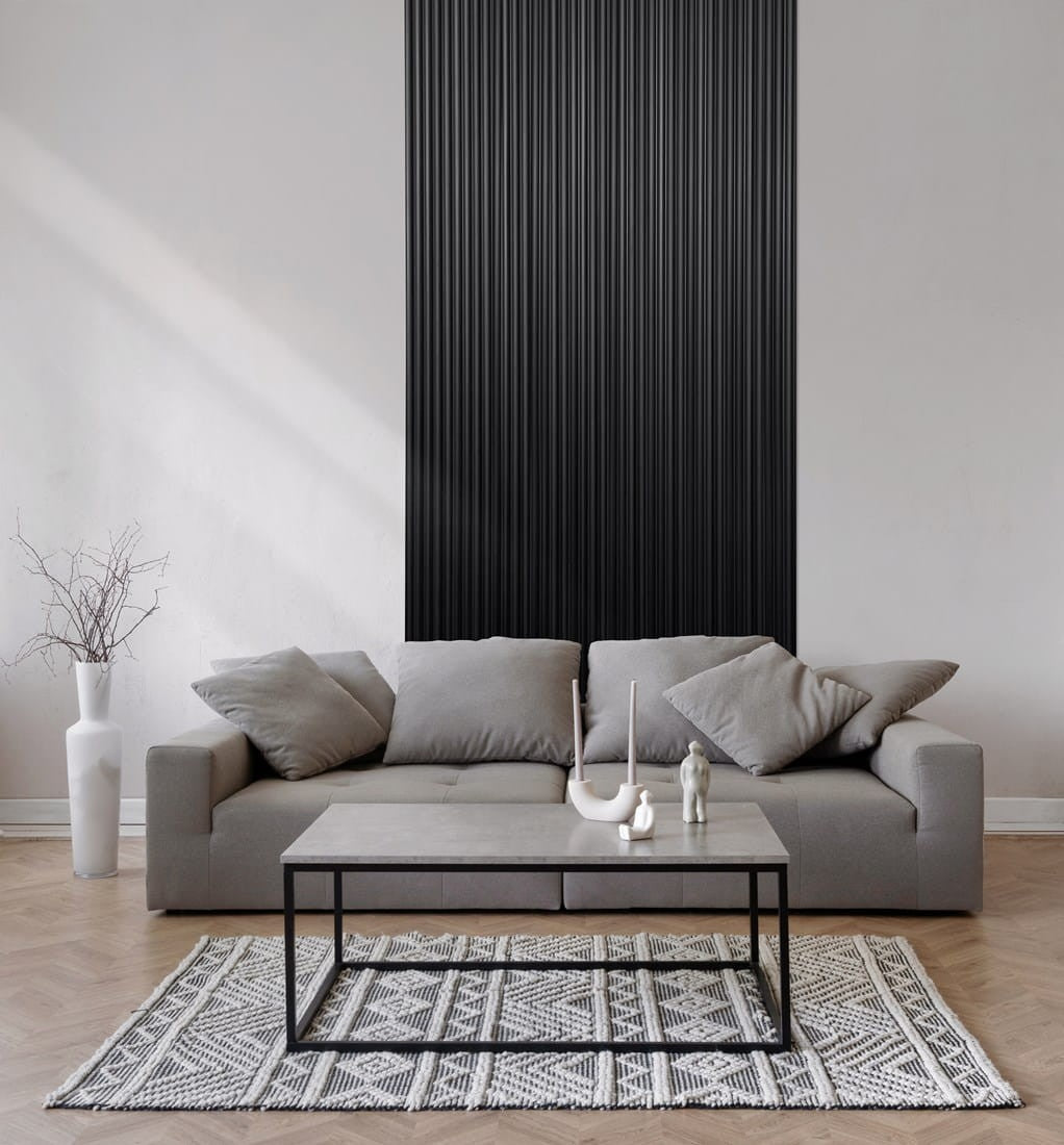 Lamela ścienna Onda Black Lamelio OndaBlack