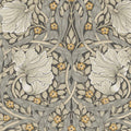 Szara tapeta na flizelinie w kwiatowe ornamenty 124240