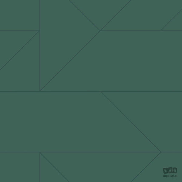 Tapeta w linie wzór geometryczny morska zieleń 347724_outlet