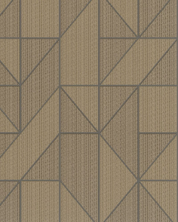 Brązowa tapeta z linearnym wzorem 81848_outlet