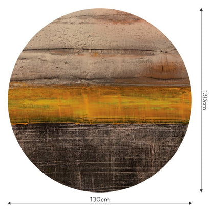 Fototapeta w kształcie koła - Abstrakcyjne pasy TapetaKoloSunset