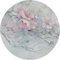 Fototapeta w kształcie koła - Kwiaty wiśni TapetaKoloSakura