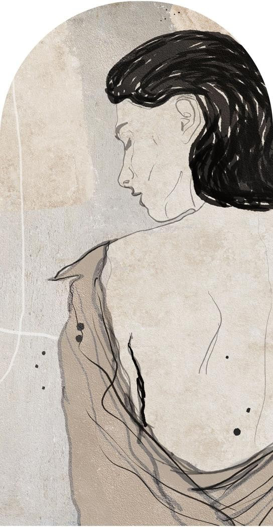 Fototapeta w kształcie łuku - Moria Femme TapetaLukMoriaFemme