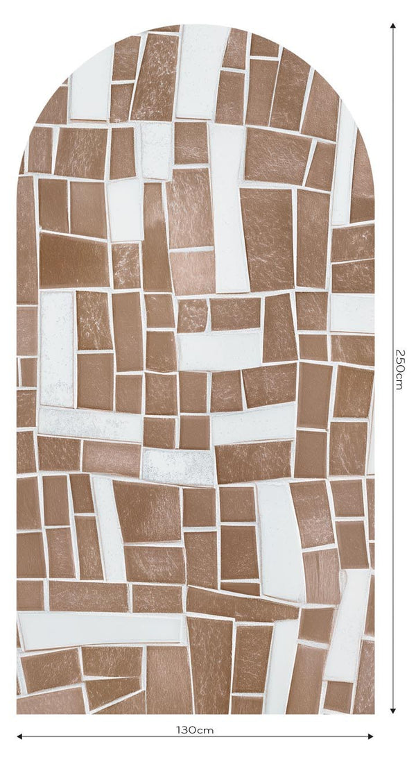 Fototapeta w kształcie łuku - Mosaico Light TapetaLukMosaicoLight