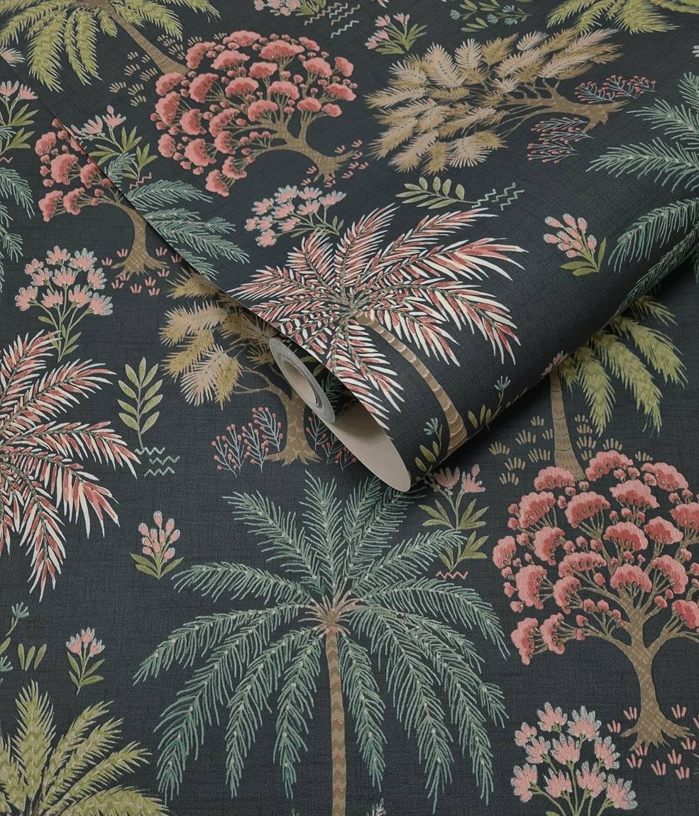 Tapeta na flizelinie z motywem drzew i palm 92031