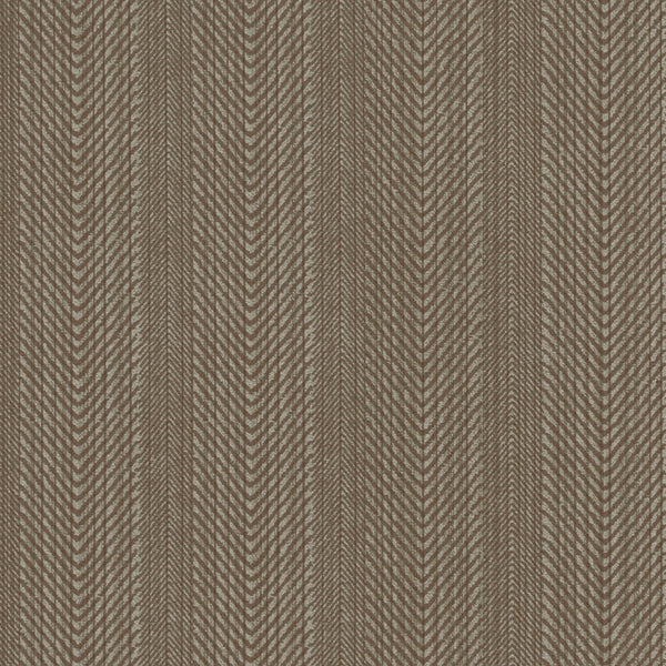 Tapeta obiektowa brązowa z motywem jodełki Lana W-31426-103-012