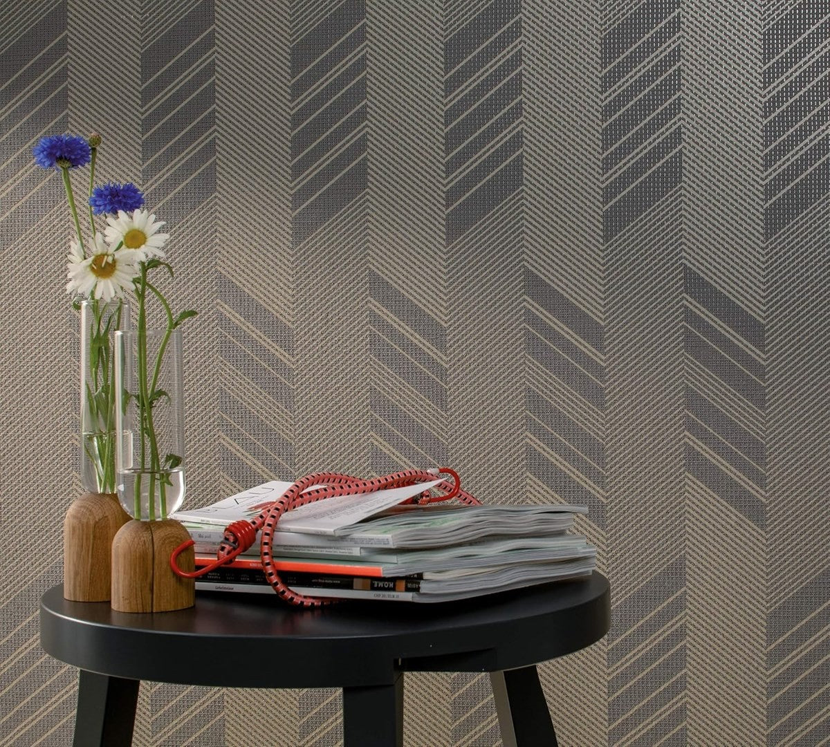 Tapeta winylowa na flizelinie ze wzorem geometrycznym 30801_outlet