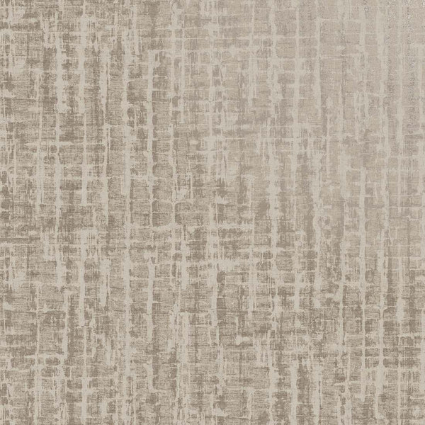 Beżowa tapeta z geometryczną strukturą na metalicznym tle 66252