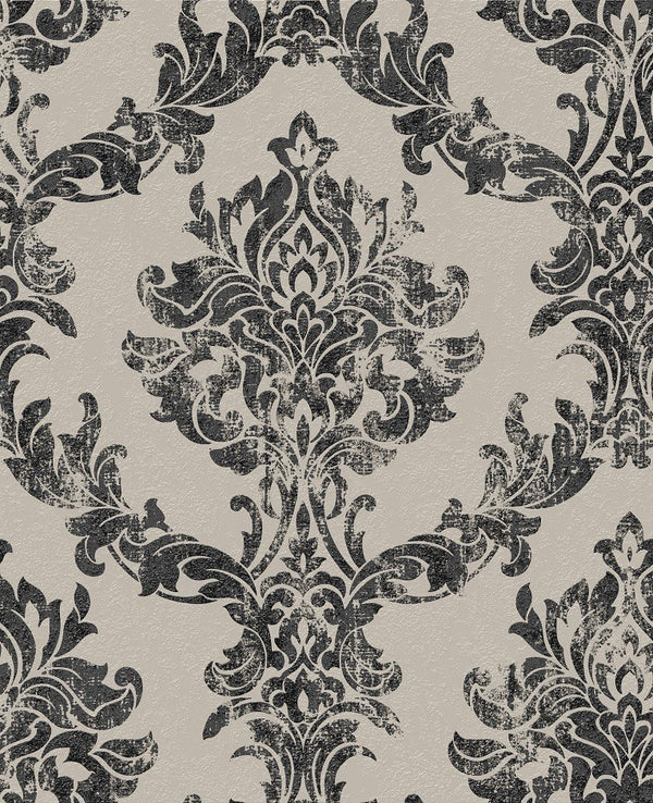 Tapeta winylowa z adamaszkowym wzorem 101470_outlet