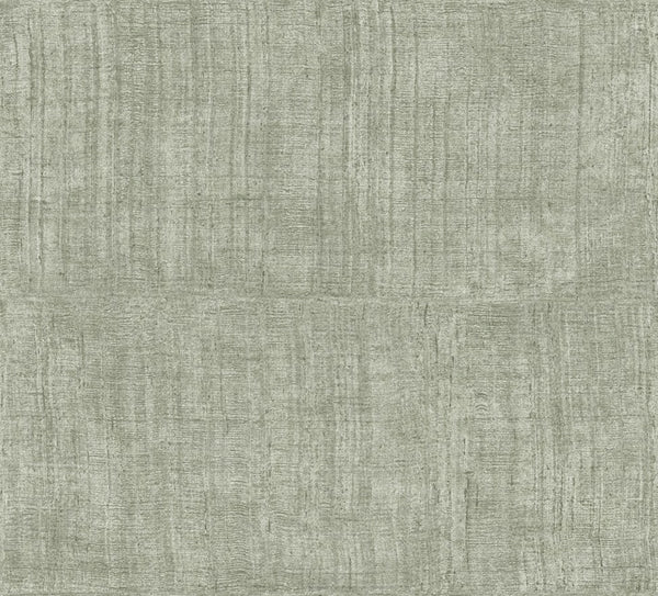 Muga Silk tapeta obiektowa o strukturze płótna zielona 67816