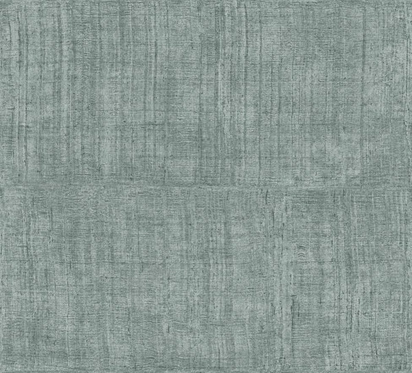 Muga Silk tapeta obiektowa o strukturze płótna turkusowa 67819