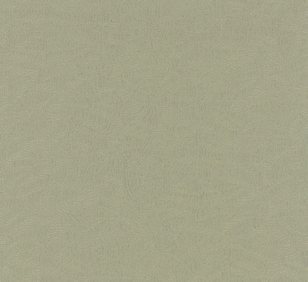 Tapeta winylowa z tłoczonym wzorem w odcieniach zieleni 36649
