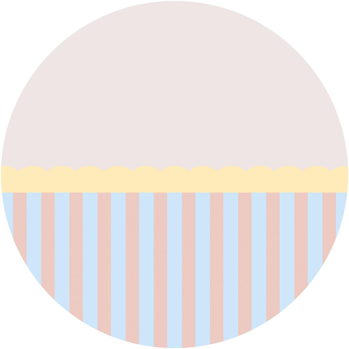 Fototapeta w kształcie koła - Pionowe paski TapetaKoloStripePowder