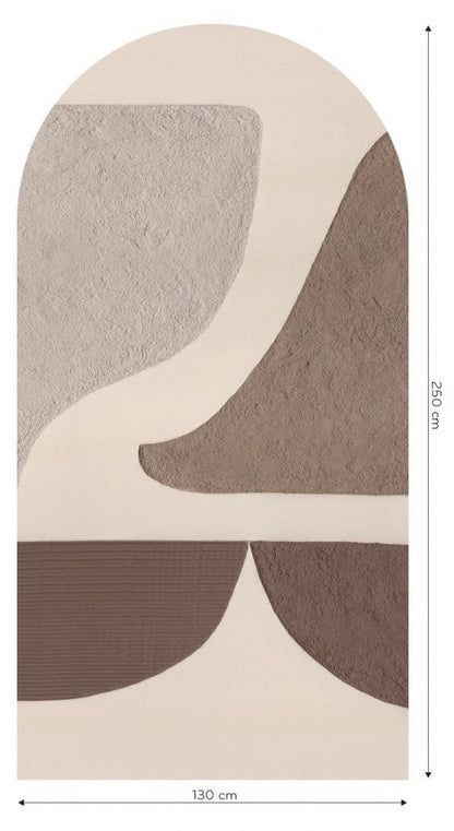 Fototapeta w kształcie łuku - Geometryczna kompozycja TapetaLukGuido