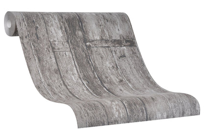 Tapeta winylowa na flizelinie z motywem desek 31773_outlet